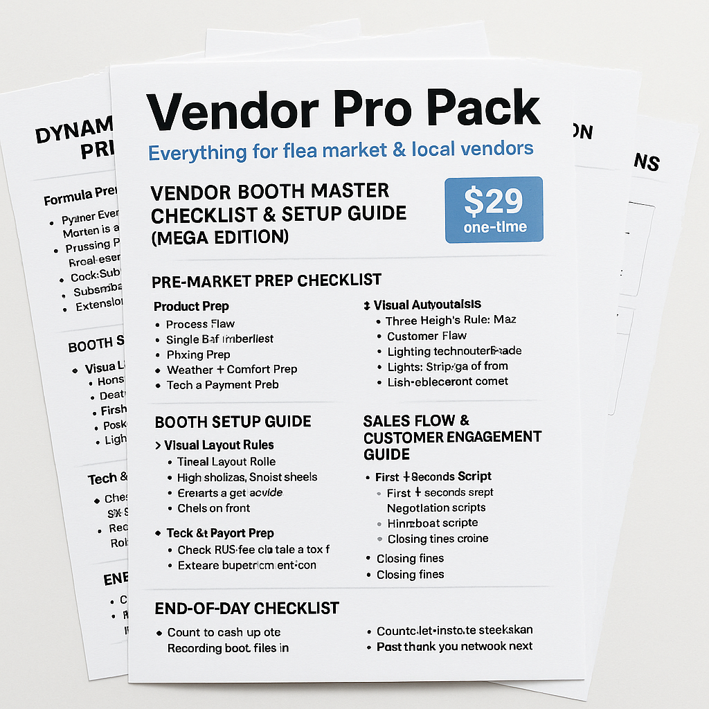 Vendor Pro Pack
